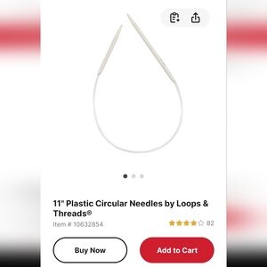 Plastic Circular Knitting Needles